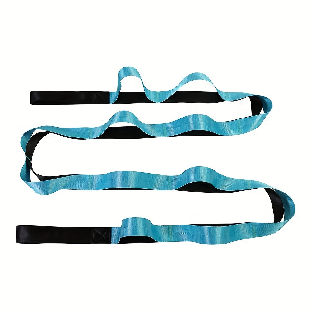 Yoga Stretching Strap 12 Knots Resistance Belt