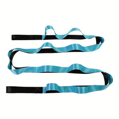 Yoga Stretching Strap 12 Knots Resistance Belt