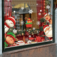 Christmas Snowflake Window Sticker Holiday Decals Decoration