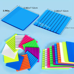 30 Page Transparent Sticky Notes - Waterproof & Writable