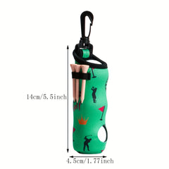 Small Golf Ball Bag Waist Storage Tool Kit Portable with Hook