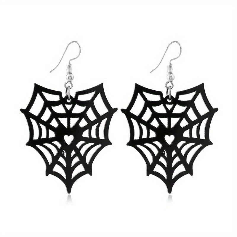 Halloween Skull Pumpkin Spider Earrings European American Gift