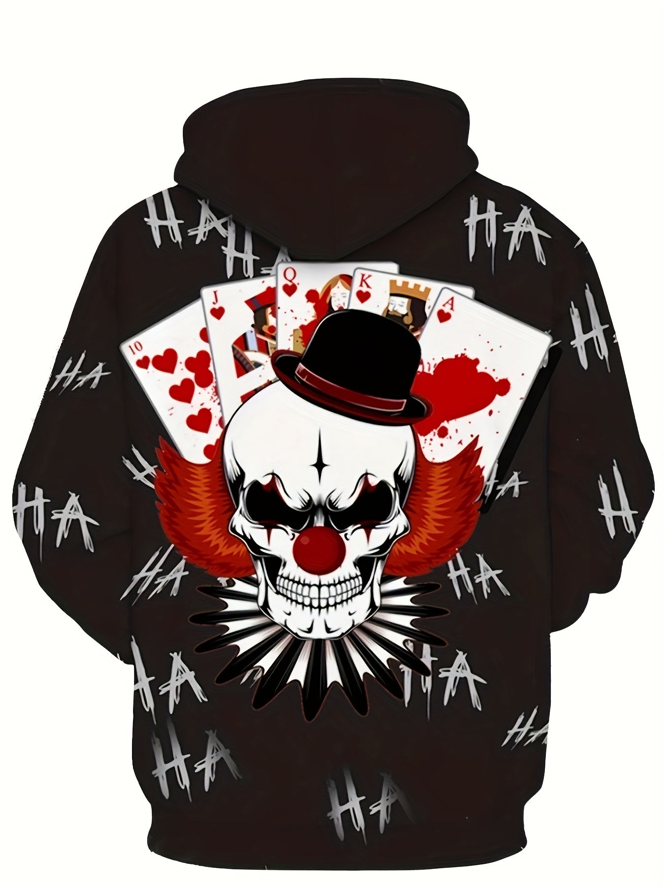 Y2K Joker Skull Hoodie for Men