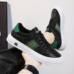 Men's Non Slip Lace Up Skate Shoes for Outdoor Activities