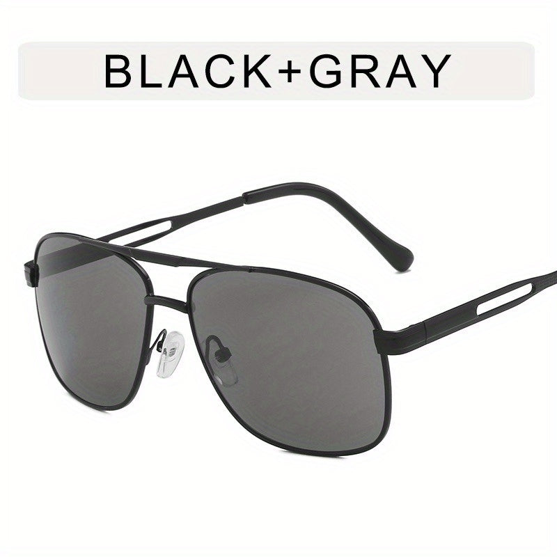 Top Bar Aviator Sunglasses Metal Gradient Glasses UV400