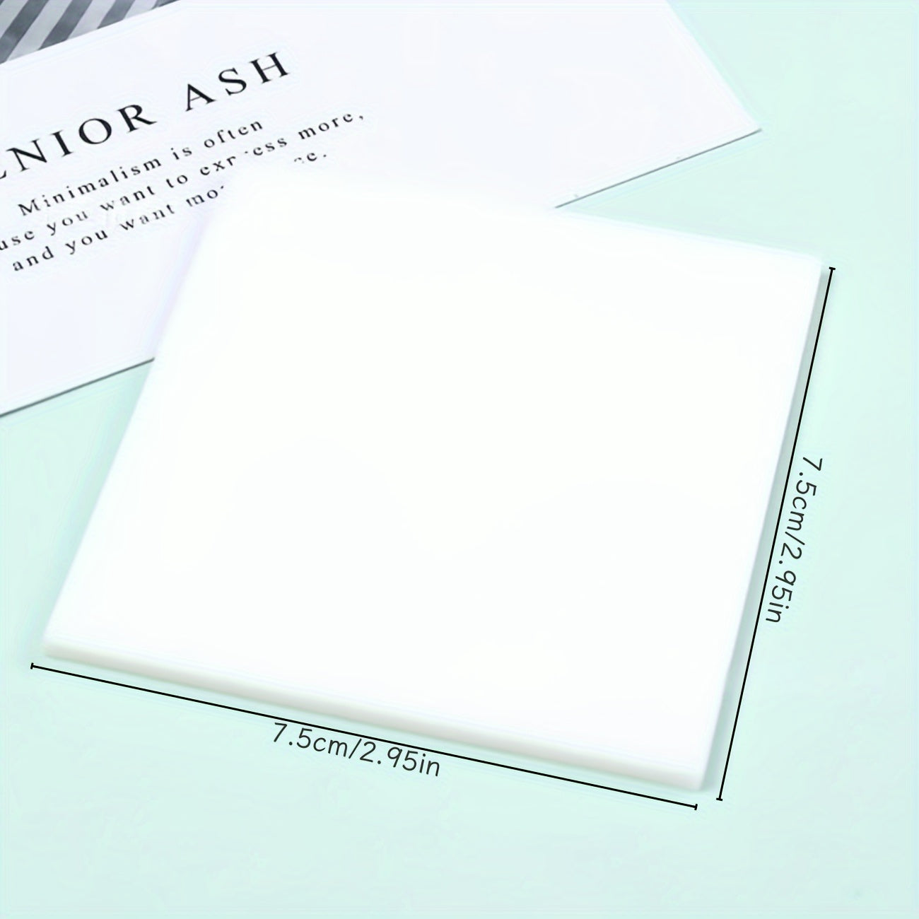 Transparent Sticky Notes - 50 Sheets, Waterproof, Self-adhesive Pads