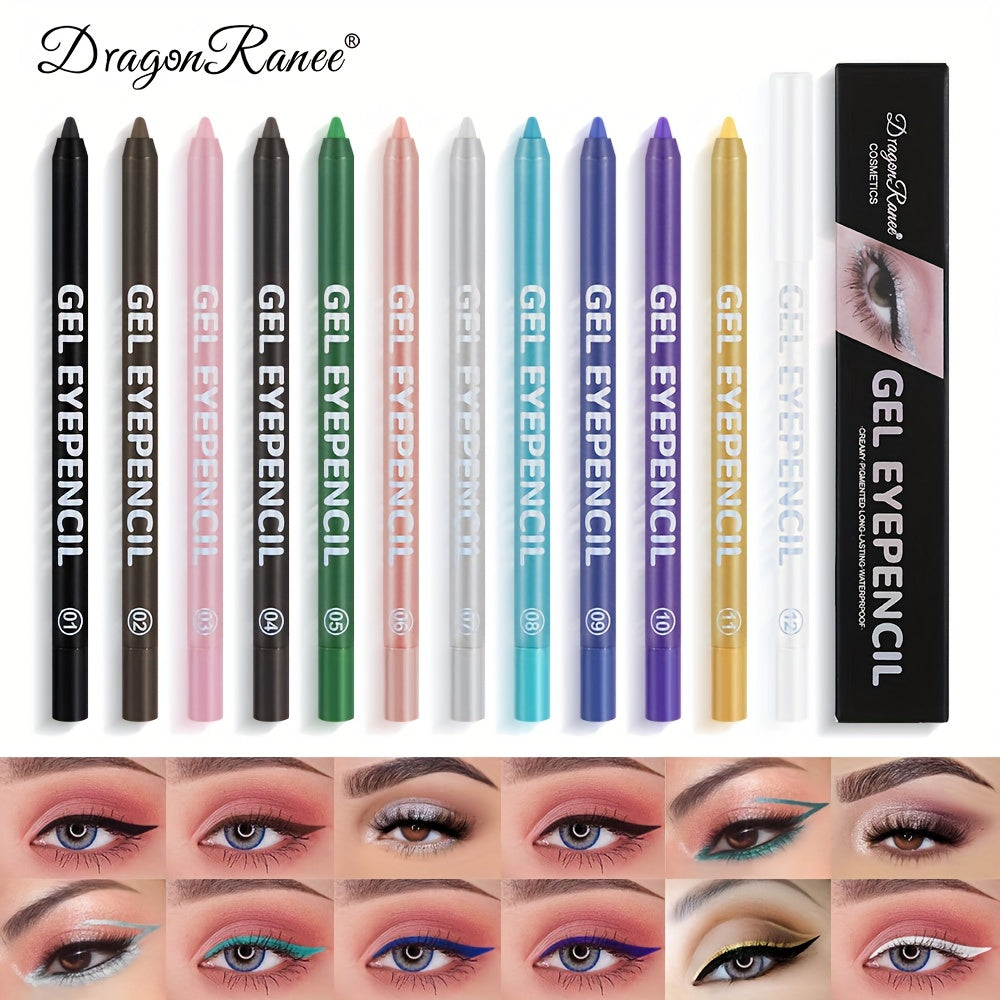 Colorful Eyeliner Pen Pearly Eyeshadow Pencil Green Gel Pen