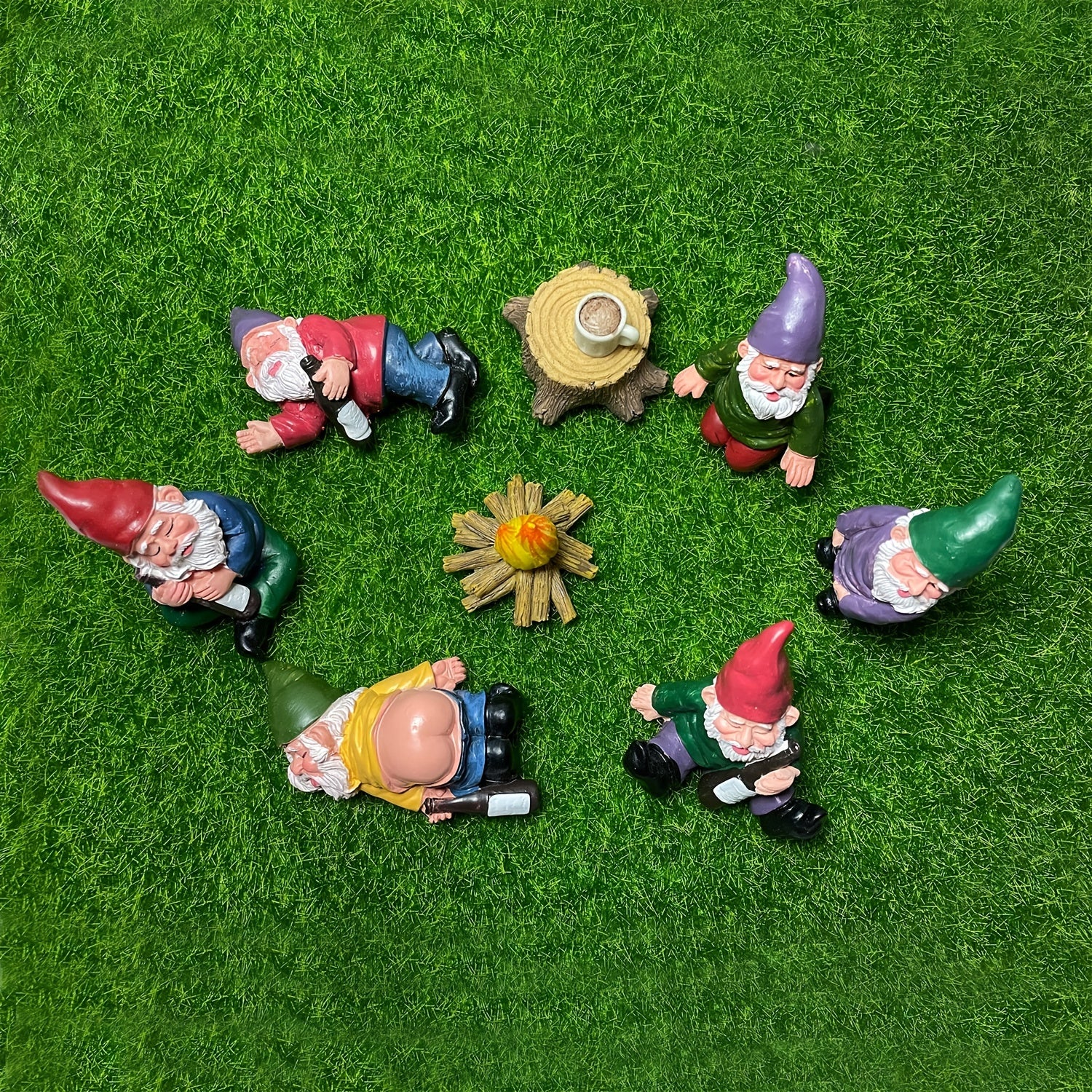 Drunken Gnomes Dwarf Garden Decor Outdoor Decorations Gift For Women