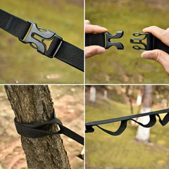 Outdoor Travel Camping Lanyard With 19 Buckles