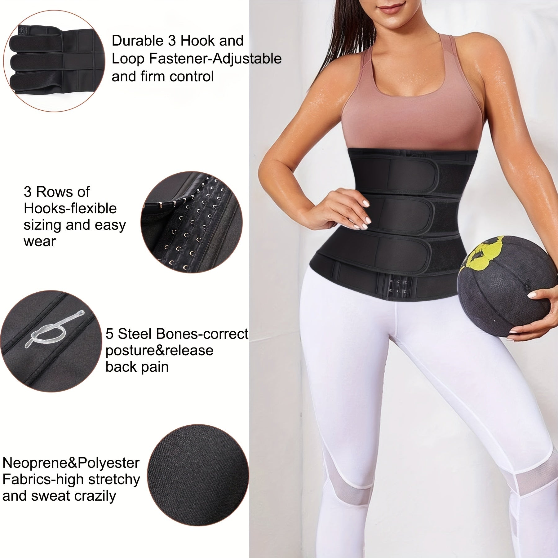 Waist Wrap Squat Waist Support Shaping Belt