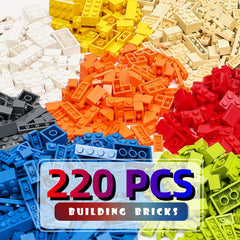 220pcs Small Grain Building Blocks Educational Assembly Building Toys