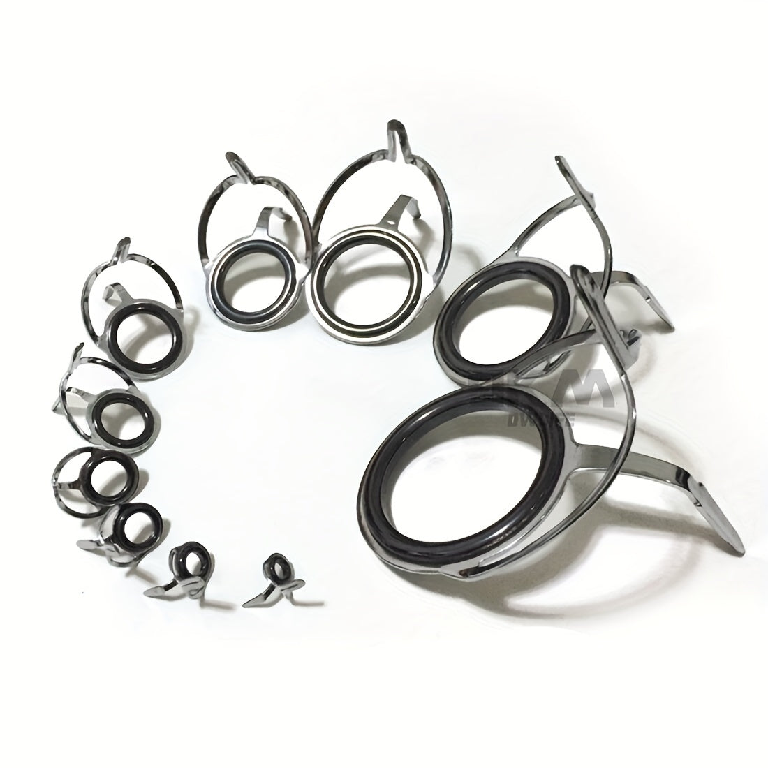 9Pcs 4mm 28mm Stainless Steel Rod Repair Kit for Fishing Rod Building