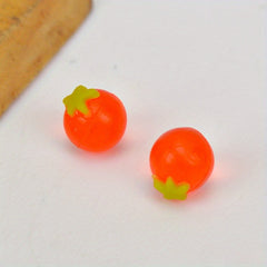 2pcs Mini Fruit PVC Food Blueberry Strawberry DIY Jewelry Game