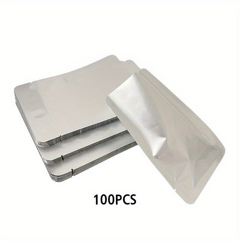 100pcs Puncture resistant Aluminum Bags for Tea Airtight Packaging