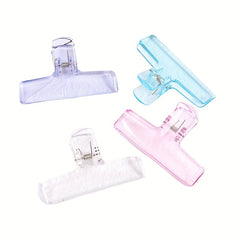 Transparent Long Tail Clip Stationery Acrylic Storage Clip