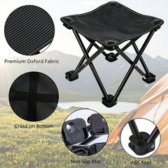 Portable Folding Stool for Camping Fishing Travel Hiking Garden Beach