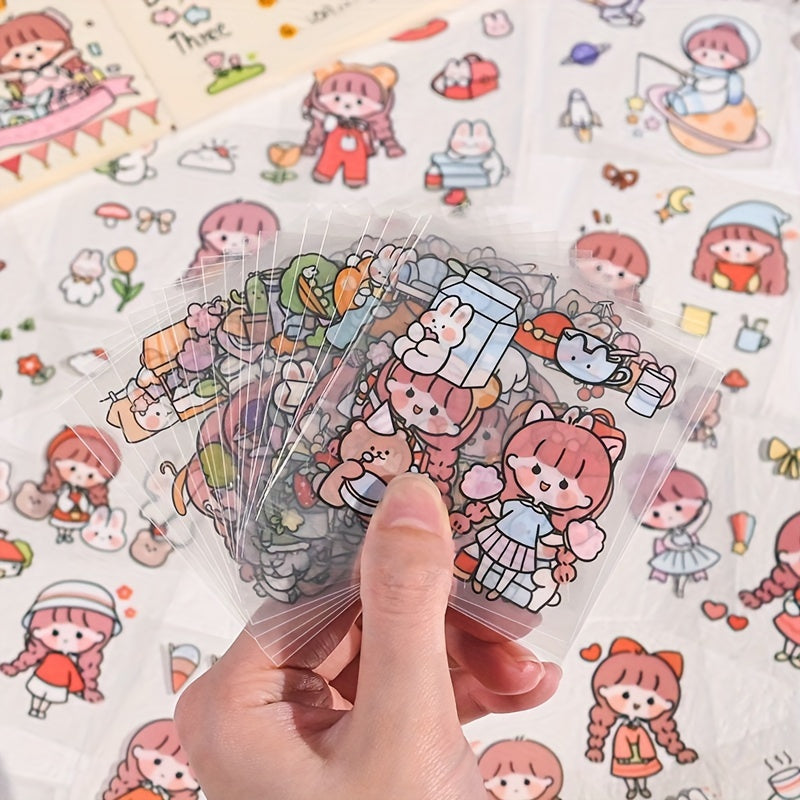 150pcs Transparent Stickers for Decorating Painting Mobile Phone Case Water Cup