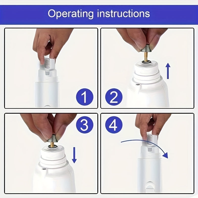 2pcs Dog Nail Grinder Replacement Heads Diamond Rotary Nail Grinder Bits