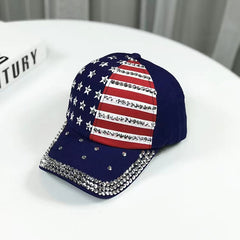 5 Pointed Star Diamond Baseball Cap Outdoor Sunshade Hat