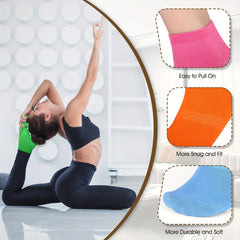 Non Slip Sweat Absorption Yoga Socks Silicone Padded Bottom Quick Dry
