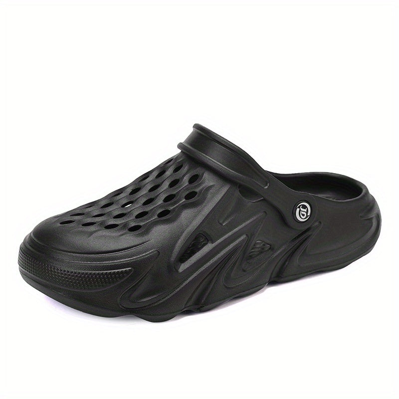Unisex Lightweight Comfy Clogs Hollow Out Non Slip Garden Shoes Summer