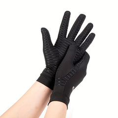 Full Finger Warm Gloves Winter Silicone Non slip Gloves for Sports