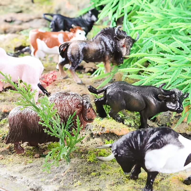 Realistic Calf Toy Model Set - Birthday Halloween Christmas Gift