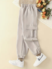 Boys Cargo Pants Elastic Waist Jogger Kids Clothing