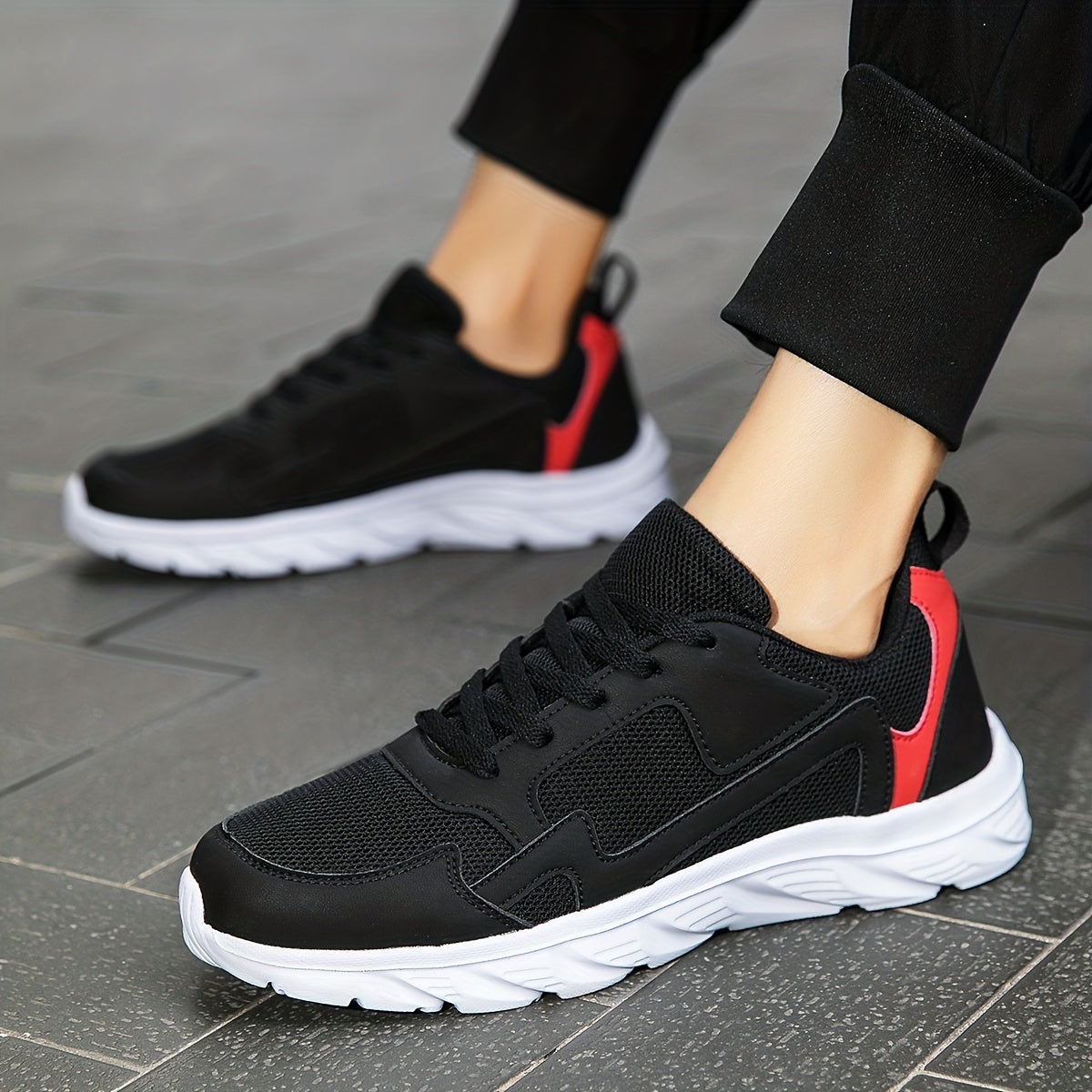 Boys Striped Running Shoes Outdoor Anti-skid Sneakers