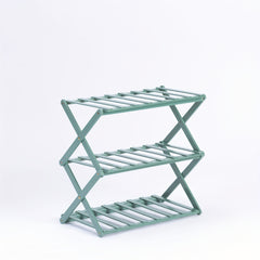 1pc Shoe Rack Shoe Storage Organizer Shelf Indoor Outdoor Flower A