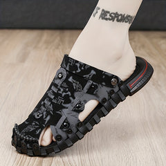 Men's Non Slip Sandals Wear resistant Comfy Beach Shoes Summer