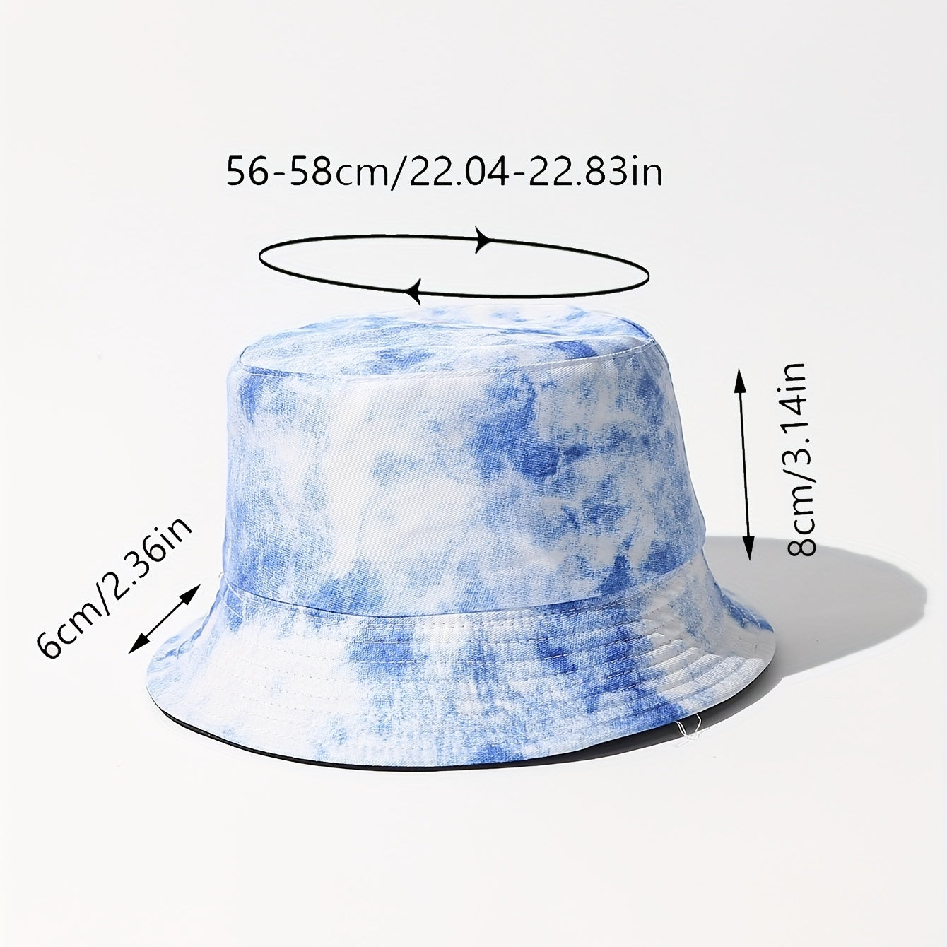 Gradient Sunshade Bucket Hat For Men Women Daily Shopping Party