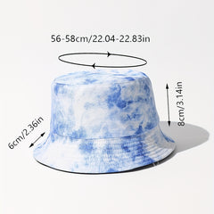 Gradient Sunshade Bucket Hat For Men Women Daily Shopping Party