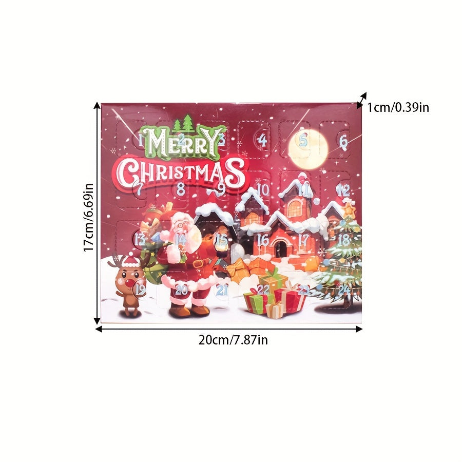 Golden Christmas Countdown Calendar DIY Bracelet Advent Set