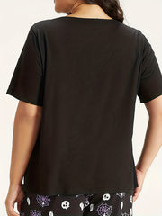 Ghost & Spiderweb Pajama Set - Tee & Pants Loungewear