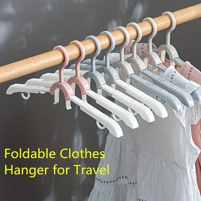 Foldable Clothes Hanger Retractable Clothes Rack For Wardrobe & Travel