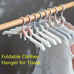 Foldable Clothes Hanger Retractable Clothes Rack For Wardrobe & Travel
