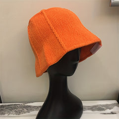 Kids Ear Protection Windproof Knit Beanie Hat Soft Top Knitted Hat