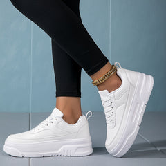 Women's Thick Bottom Skate Shoes Heightening Sneakers