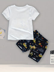 Boys Truck Under Construction T-shirt & Shorts Set