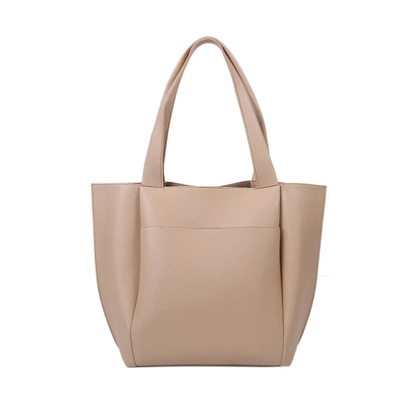 Women Leather Shoulder Bag Casual Tote Messenger Bag
