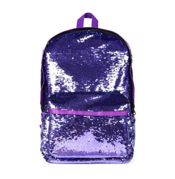 Sequins Bling Teenage Backpack for Girls Travel Shoulder Women Bag