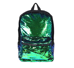 Sequins Bling Teenage Backpack for Girls Travel Shoulder Women Bag
