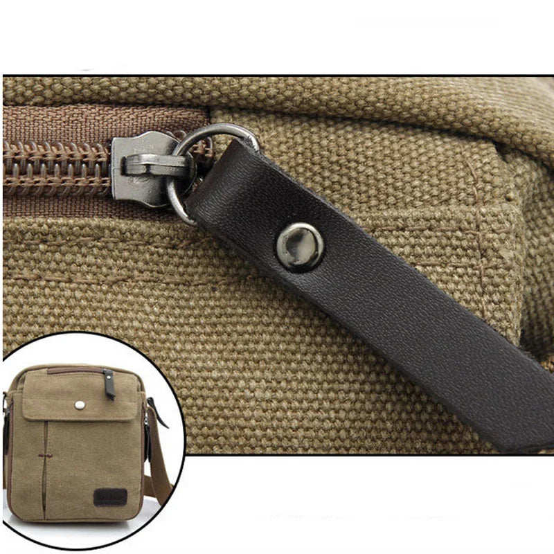 Men's Canvas Belt Bag Travel LM0001