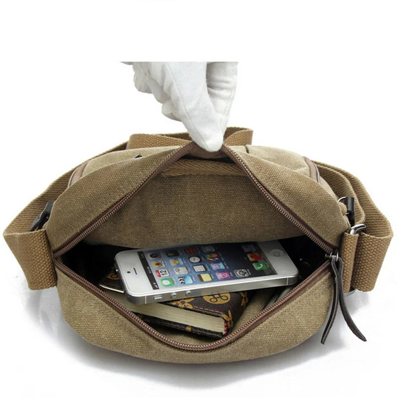 Men's Canvas Belt Bag Travel LM0001