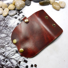Leather House Key Holder Car Key Case Small Key Organizer Mini Key Bag