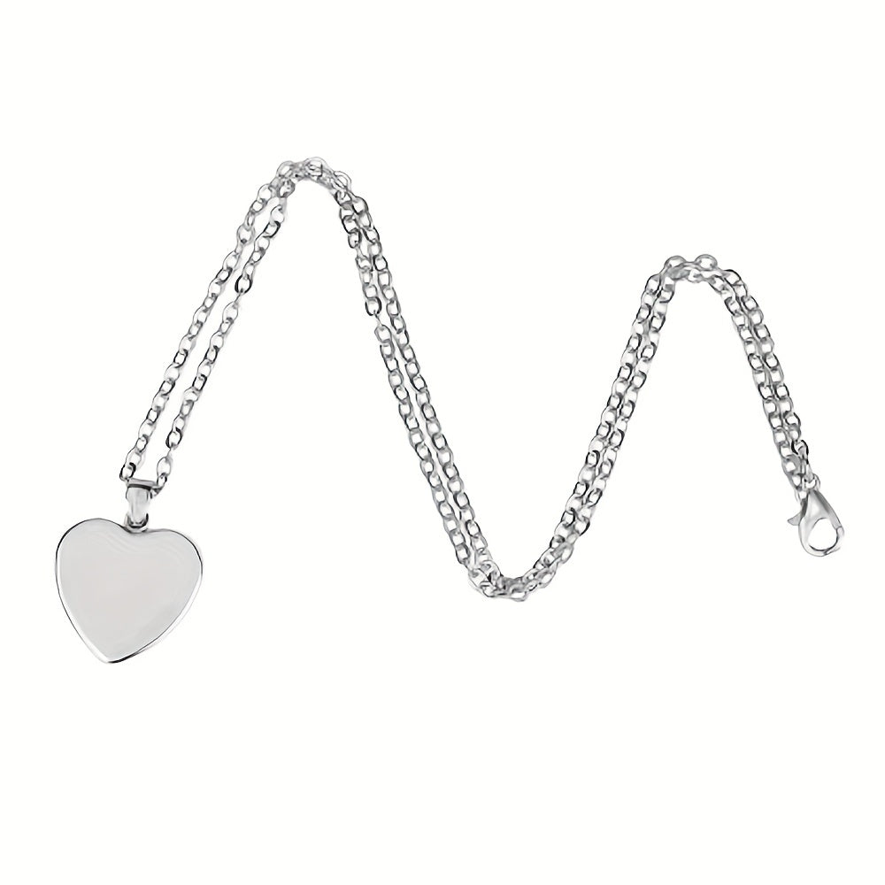 Little Raccoon's Love Animal Detail Heart Pendant Necklace Gift