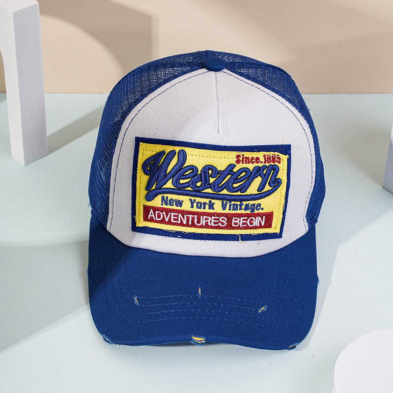 Vintage Embroidered Baseball Cap 'WESTERN'