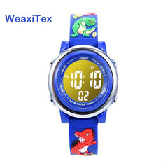 Cartoon Dinosaur LED Watch for Kids - Fun Gift for Boys and Girls
