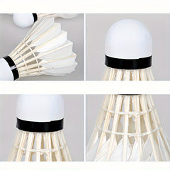 6 Pack High Speed Shuttlecock Badminton Ball For Entertainment